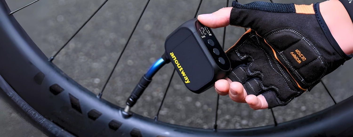 mini pompa elettrica bici anoutway at1 pro banner